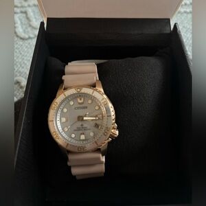 Citizen Eco-Drive Women's Promaster Dive Pink Strap Watch 37mm